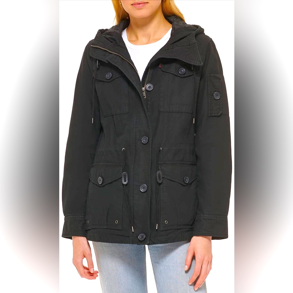 COPY - Levi's Women's Cotton Four Pocket Hooded Field Jacket